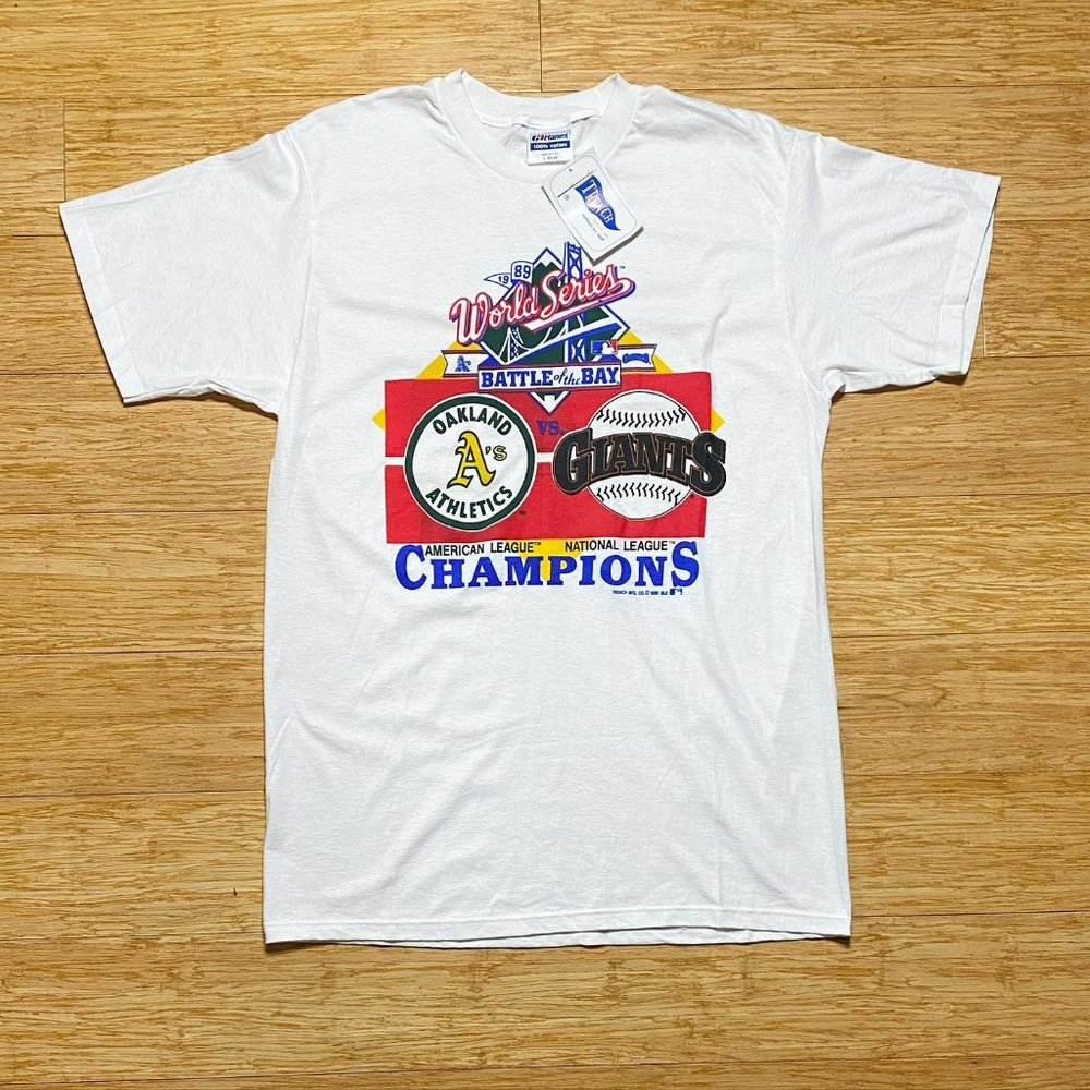 Vintage 1989 World Series “Battle of the Bay” A’s vs. Giants T-Shirt